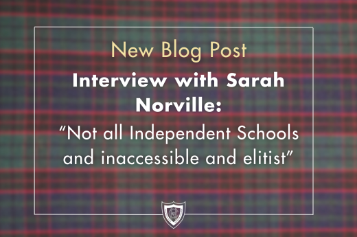 New blog post: Interview with Sarah Norville - "Not all Independent Schools are inaccessible and elitist"