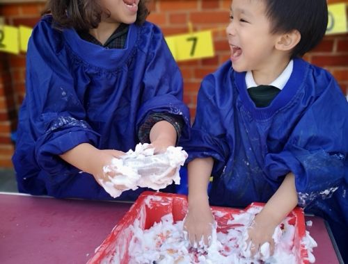 Messy play kindergarten first week rydes hill 3