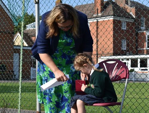 All School Outdoor assembly Rydes Hill September 2020 3 of 12