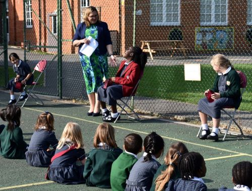 All School Outdoor assembly Rydes Hill September 2020 4 of 12