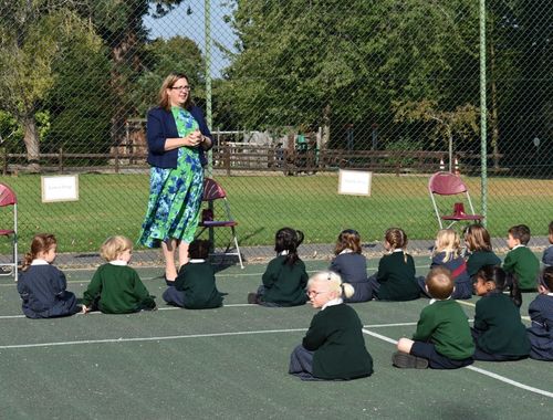 All School Outdoor assembly Rydes Hill September 2020 6 of 12