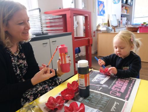 Nursery baking poppies Rydes hill prep 6 of 20