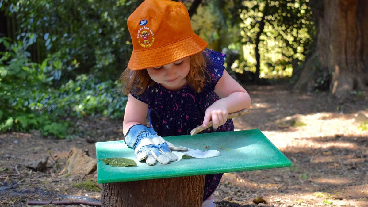 Rydes Hill Nursery Forest School Busy At Work